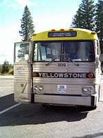 Un bus du Yellowstone